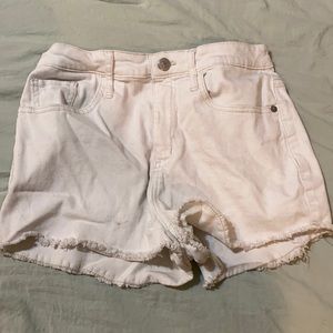 Target white jean shorts size S